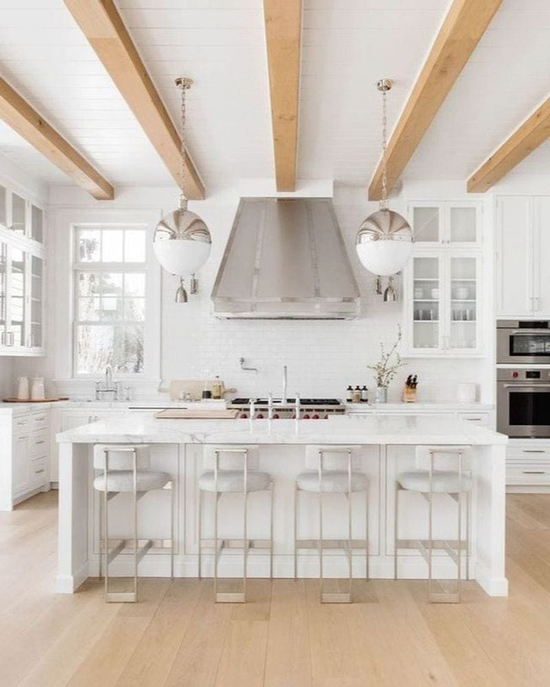 All-White Kitchens