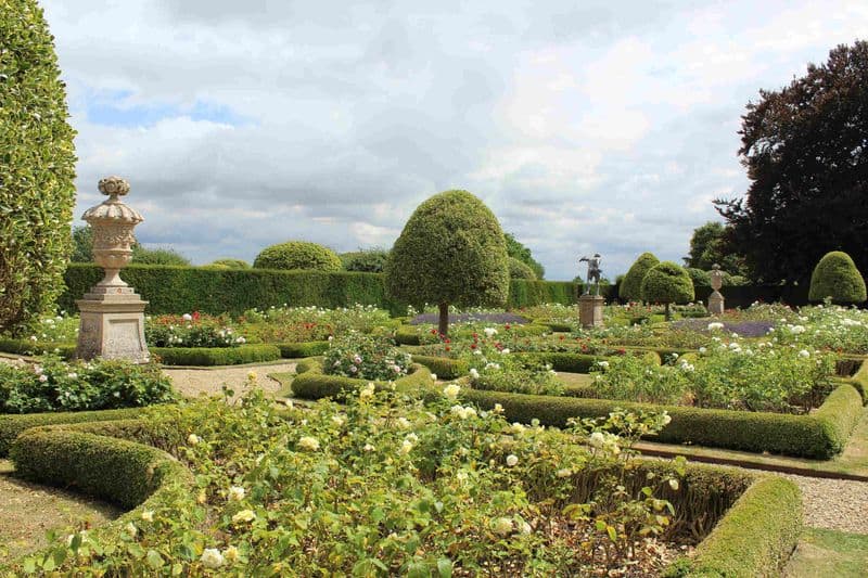 An Oasis of Flowers and Topiary