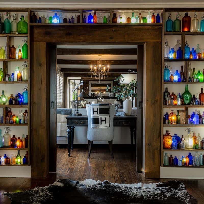 Antique Display Shelves
