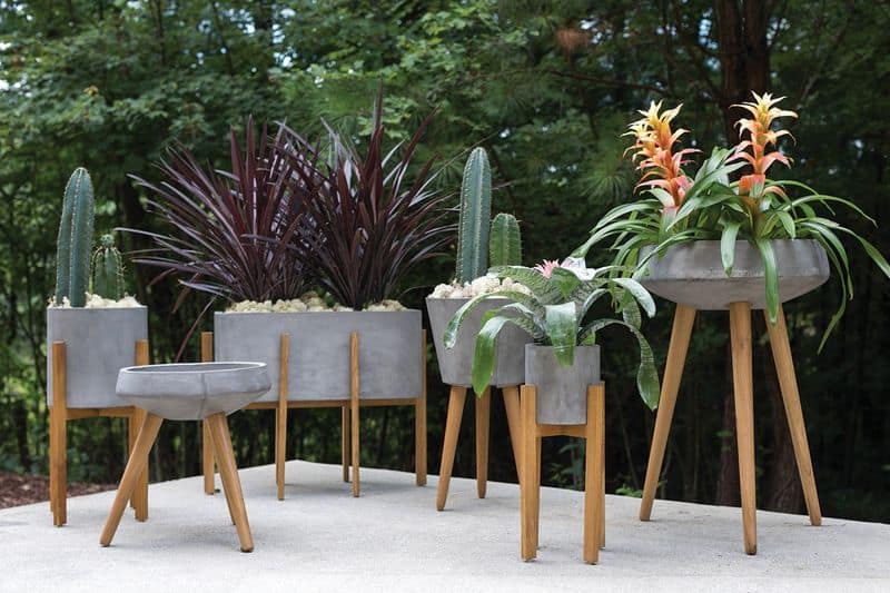 Mid-Century Modern Planters