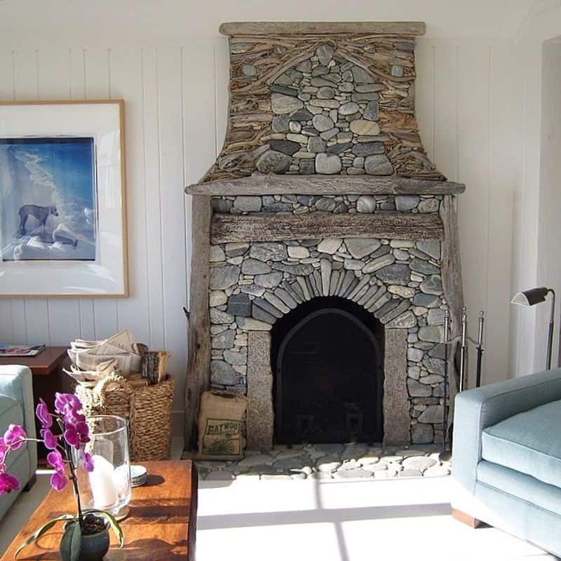 Antique Stone Chimneypiece