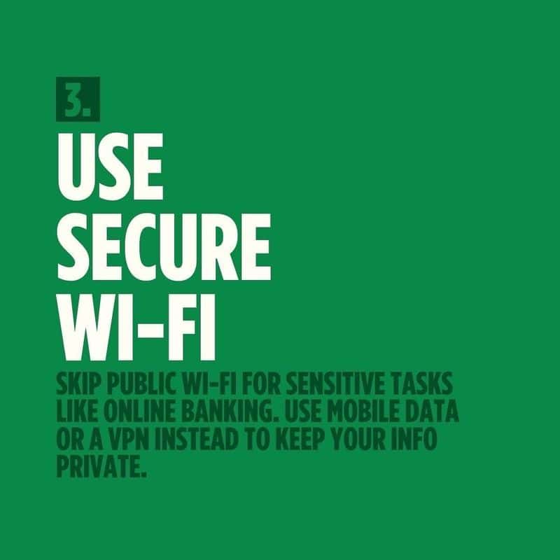 Be Cautious with Public Wi-Fi