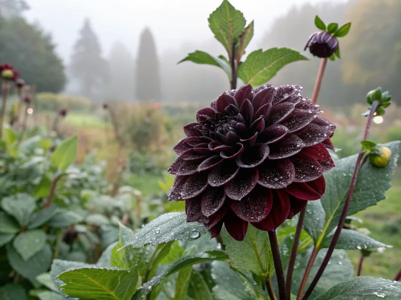 Black Dahlia (Dahlia pinnata)