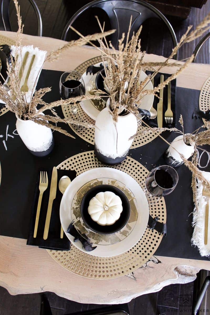 Black, White, and Gold Glamour