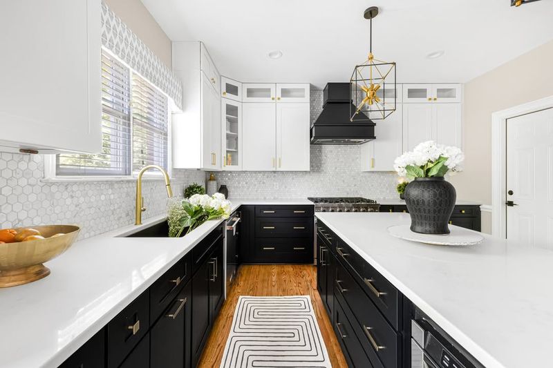 Black and Crisp White