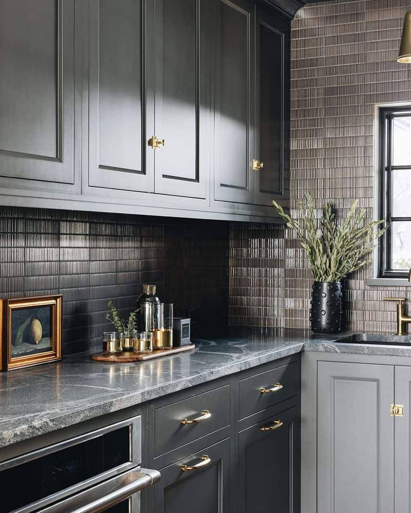 Black and Soft Gray
