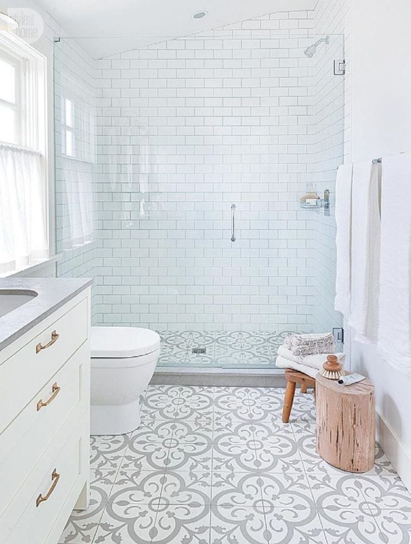 Chic Bathroom Floor