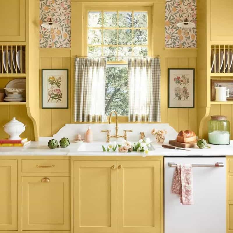 Butter Yellow Walls