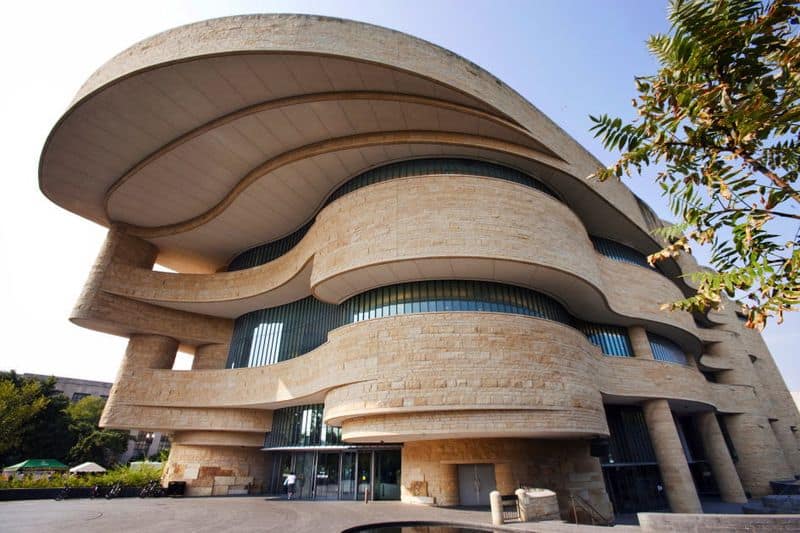The National Museum of the American Indian by Douglas Cardinal