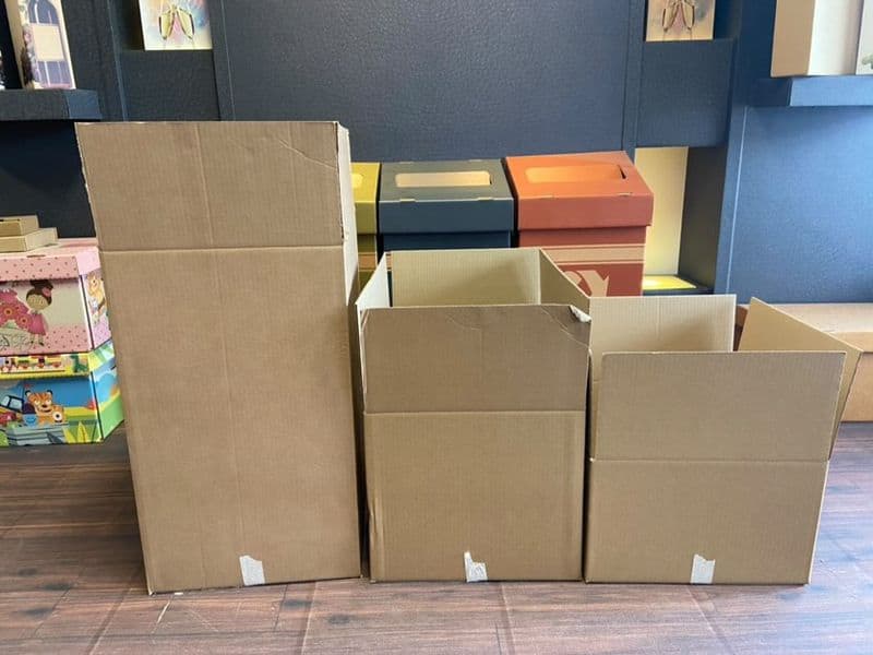 Cardboard Storage Boxes
