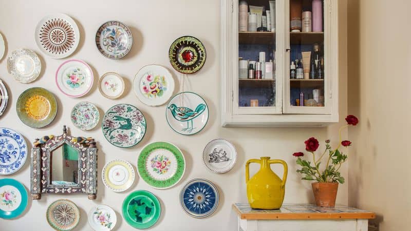 Ceramic Wall Plates Display