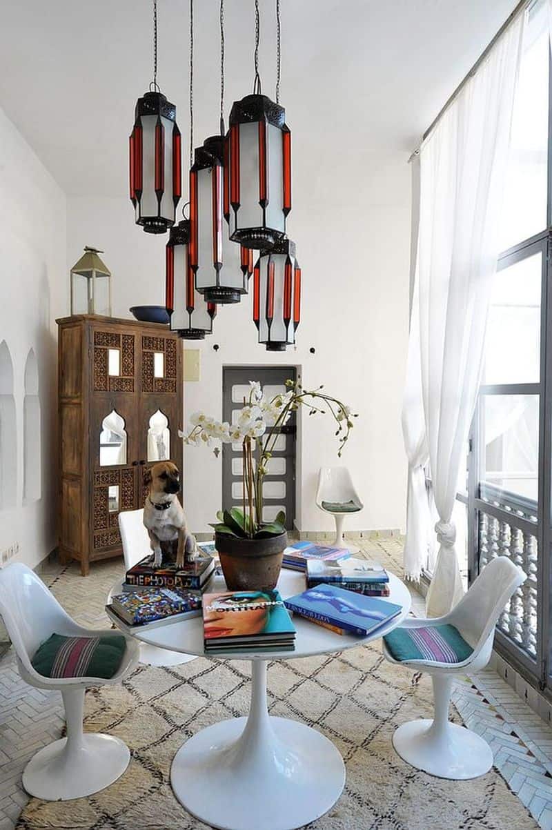 Chic Moroccan Dining Room