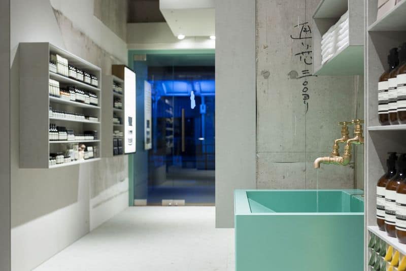 Chromatic Calm at Aesop Stores