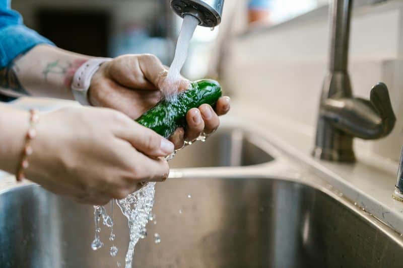 Clean Kitchen Sink and Disposal