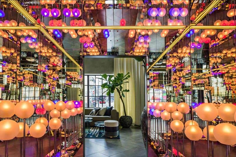 Colorful Haven at Mondrian Hotel, London