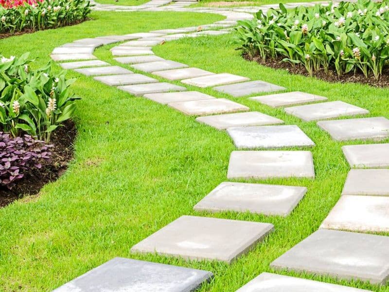 Concrete Garden Paths