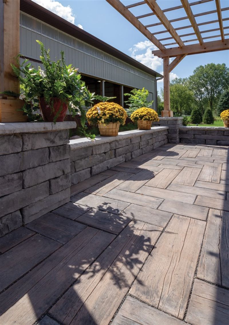 Reclaimed Wood Pavers