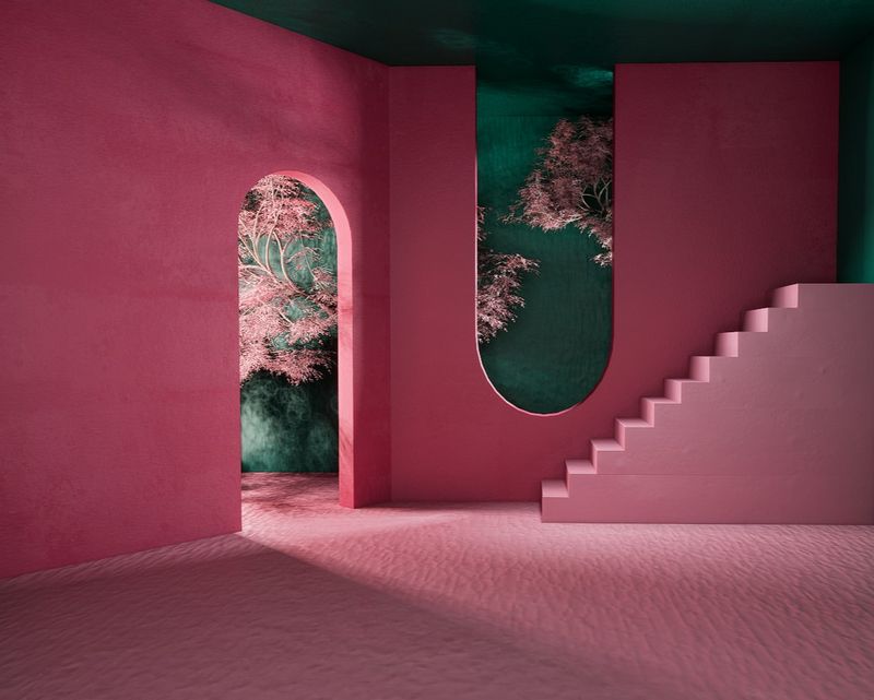 Contrasting Staircase