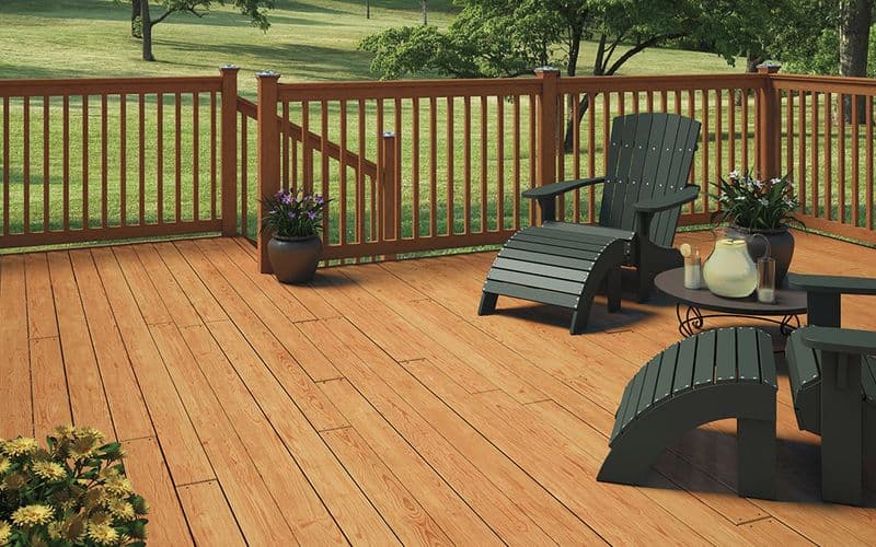 Treated Wood Decks