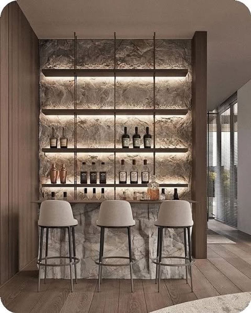 Create a Luxurious Bar Area