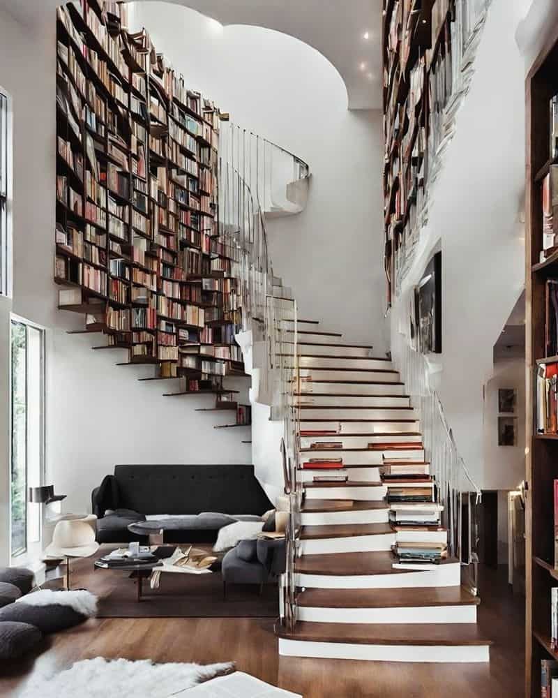 Spiral Staircase Bookshelf