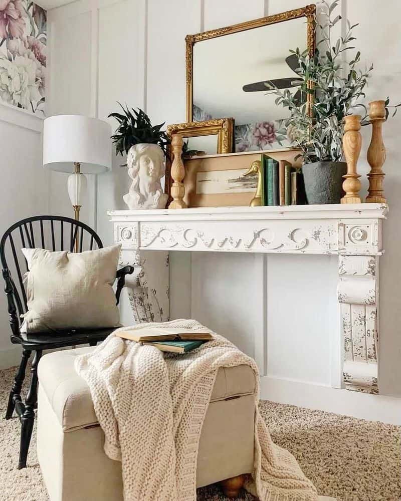 Decorative Non-Working Fireplace