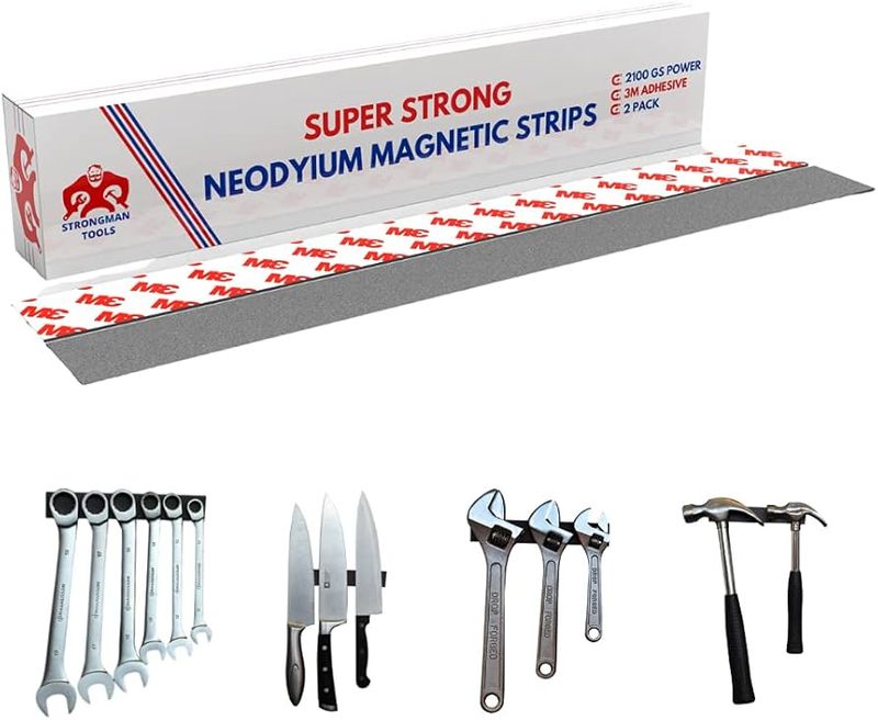 Magnetic Strip for Metal Tools