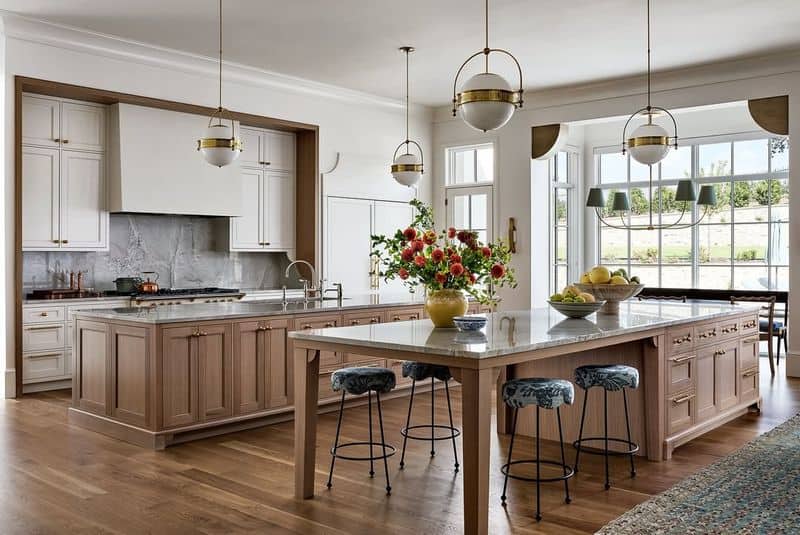 Double Kitchen Islands