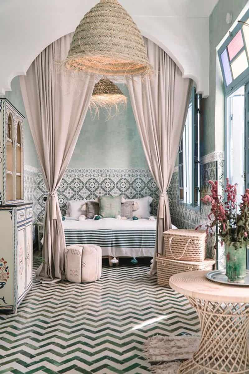 Elegant Moroccan Bedroom