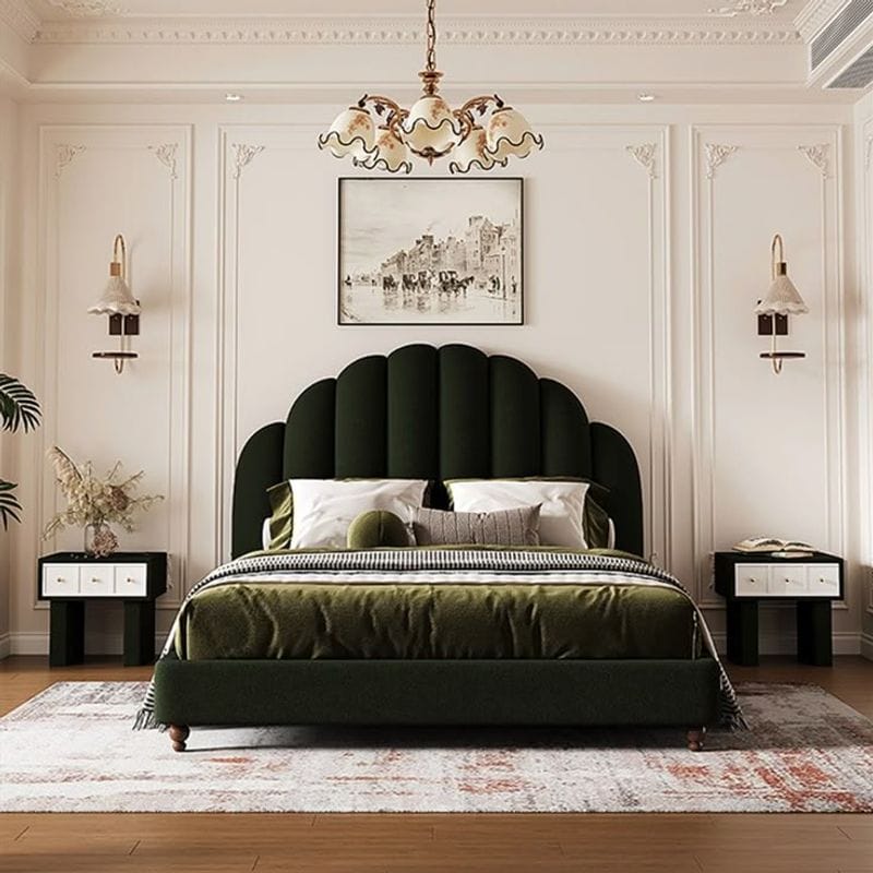 Elegant Velvet Bedroom