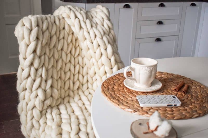 Giant Knit Blanket