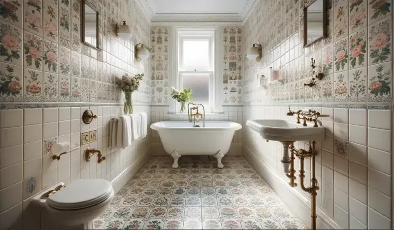 Vintage Floral Tiles