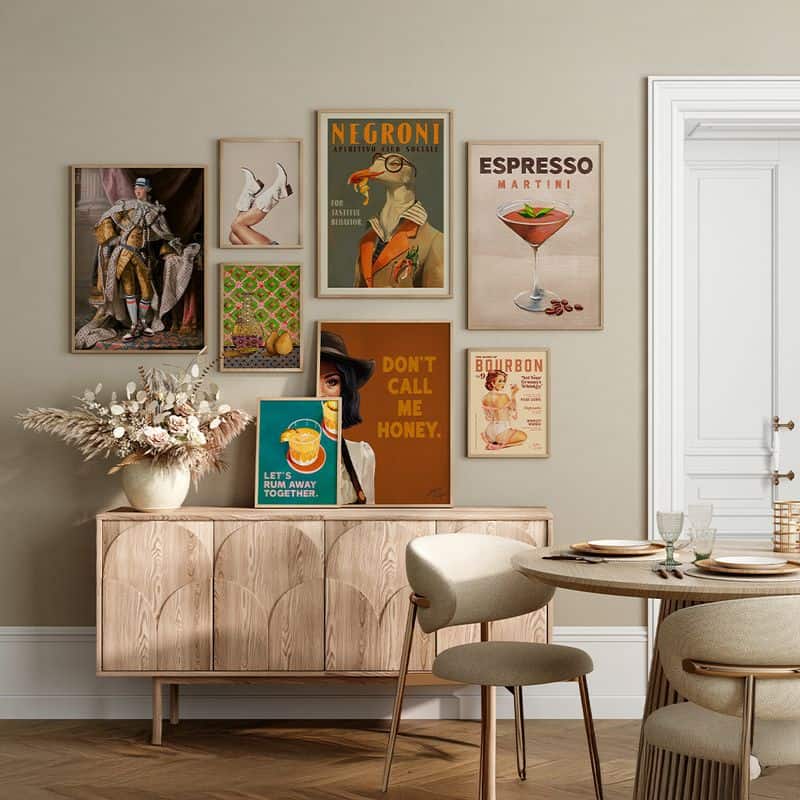 Gallery Wall for Vintage Elegance