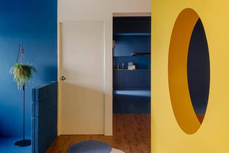 Geometric Accent Wall