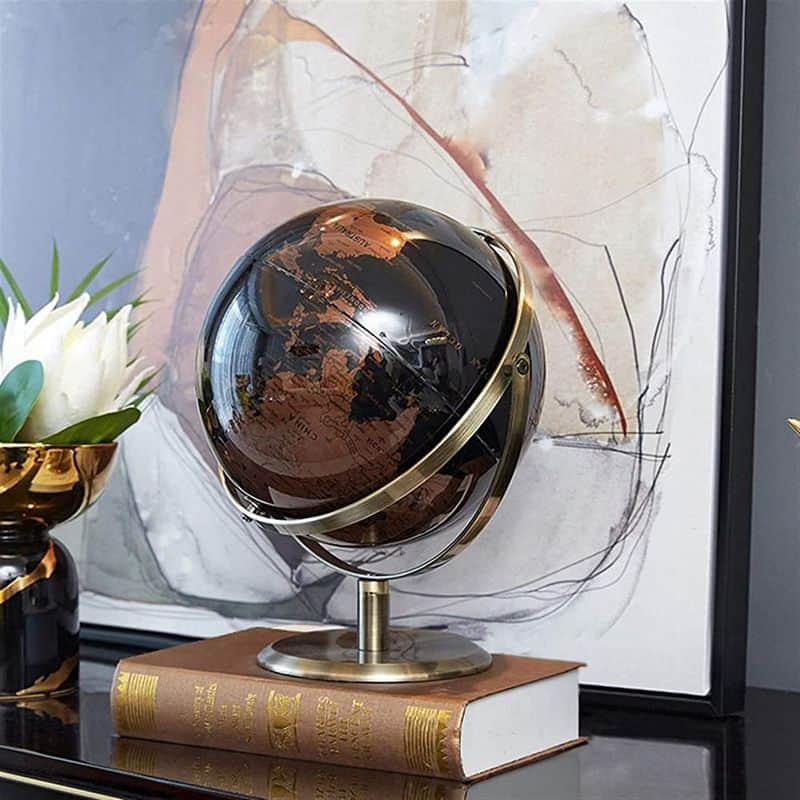 Vintage Metal Globe