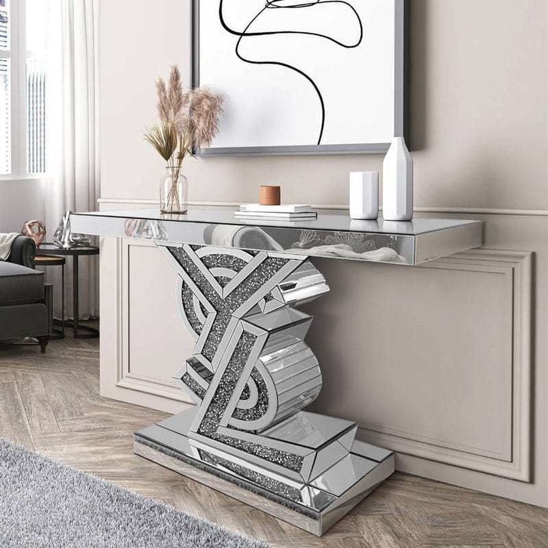 Crystal Console Table