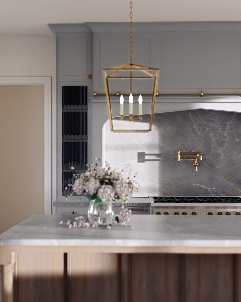 Gray and Brass Combination