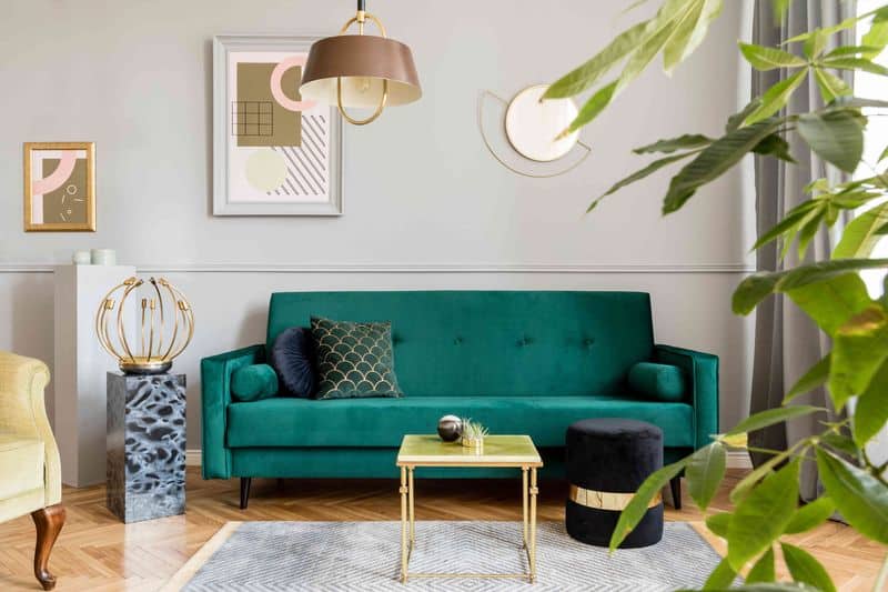 Emerald Green and Gold