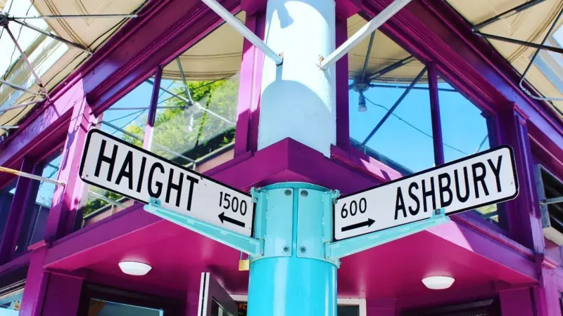 Haight-Ashbury Street Sign