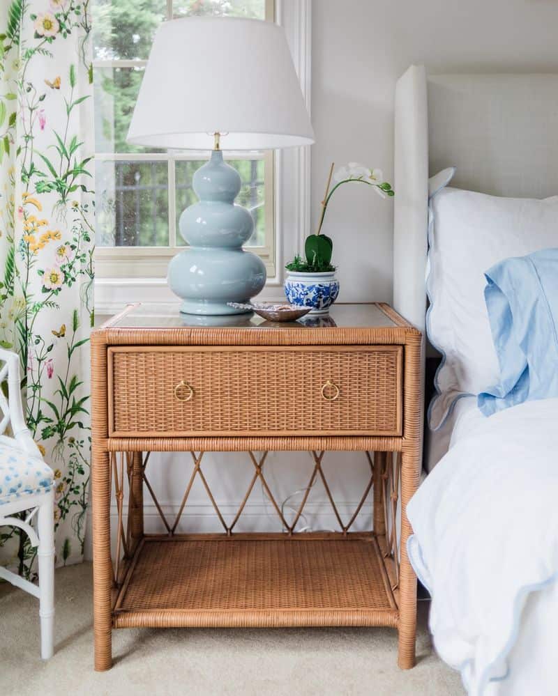Incorporate Cane or Rattan Furniture