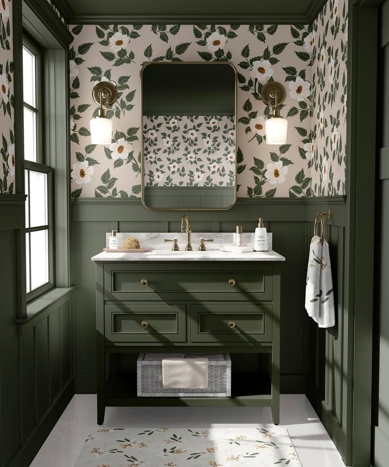 Incorporate Patterned Wallpaper