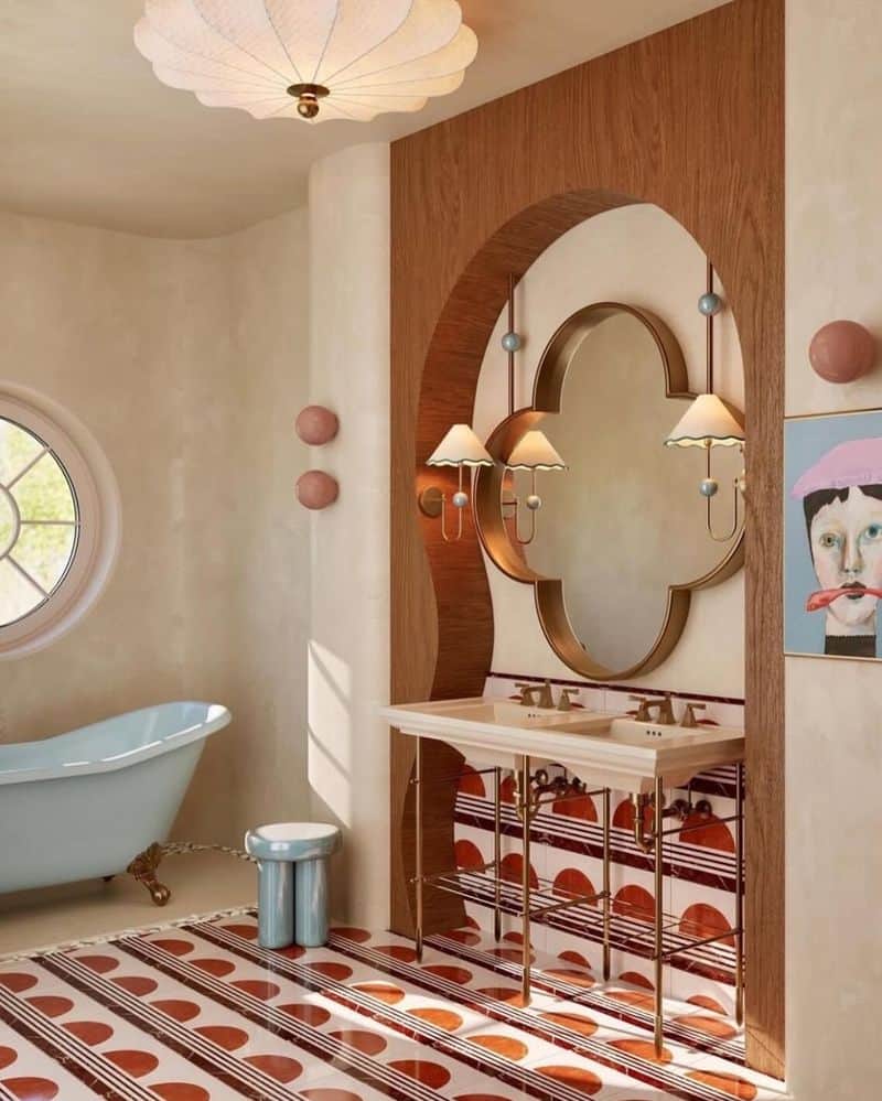 Incorporate Playful Tile Patterns