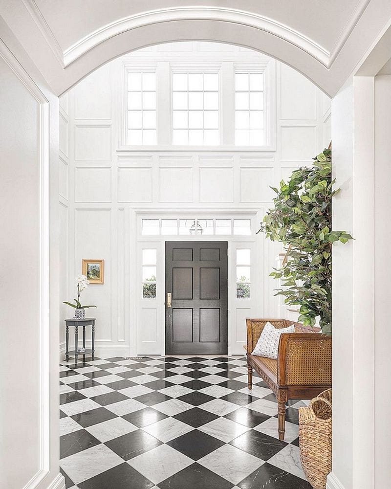 Classic Colonial Entrance