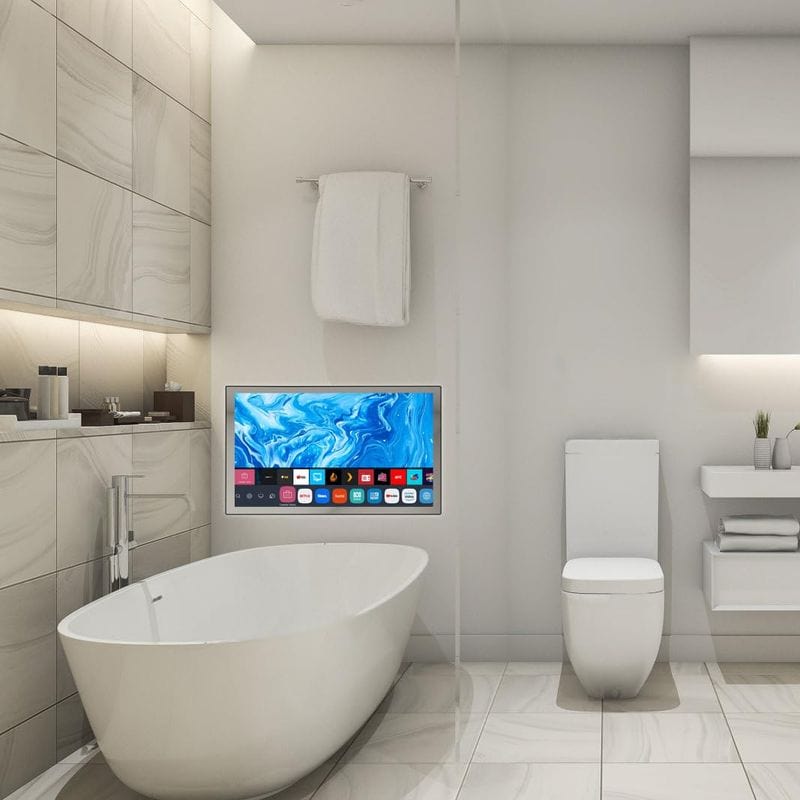 Smart Bathtub with Built-In Speakers