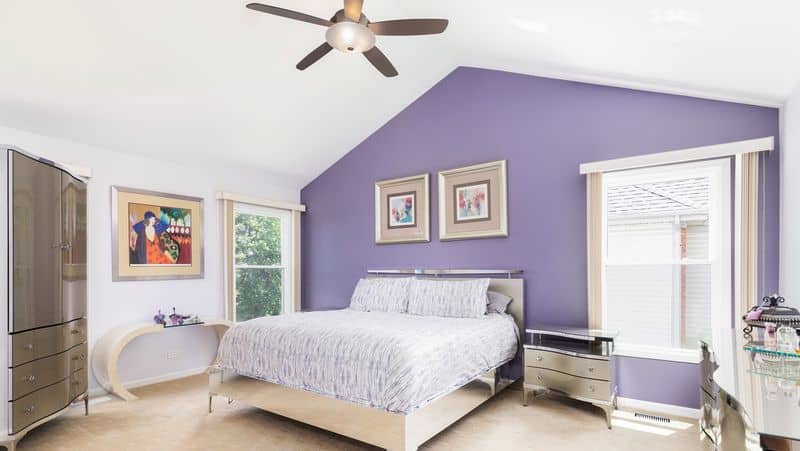 Lavender Accent Wall