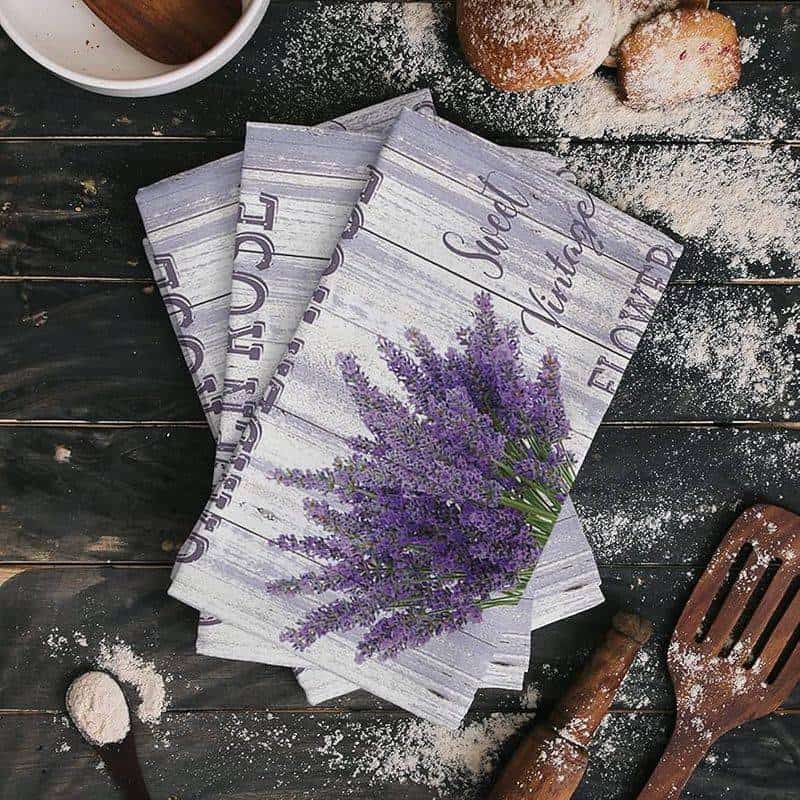 Lavender Kitchen Towels