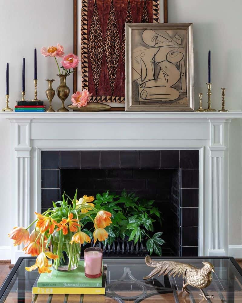 Layered Mantel Displays