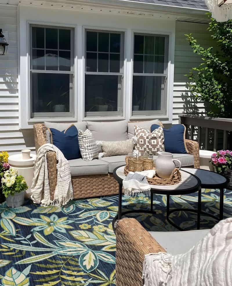 Layered Rugs and Textiles