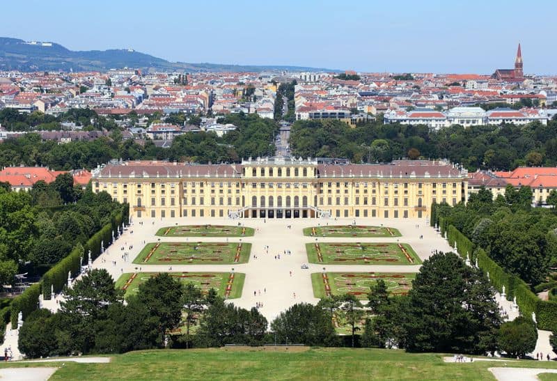 Schönbrunn Palace in Vienna