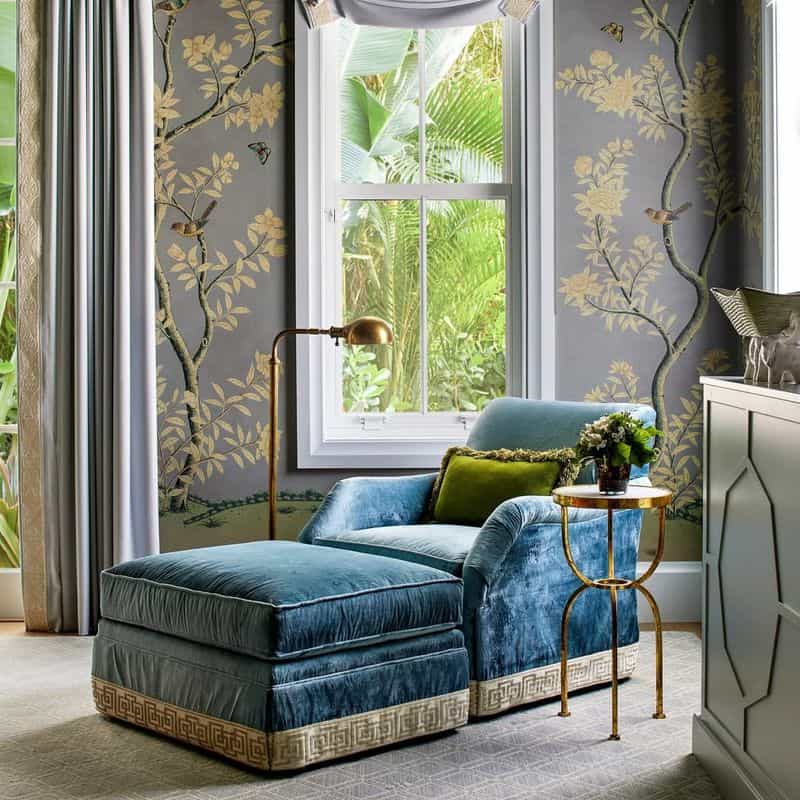 Luxe Velvet Reading Nook